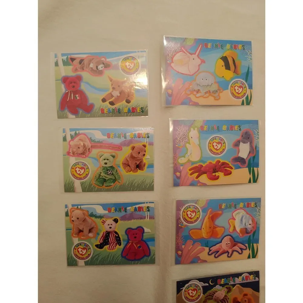 TY Beanie Babies BBOC Stickers - Series 3 20 cards 3 stickers per card